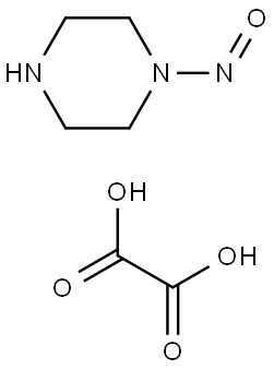 1-nitrosopiperazine oxalate Structure