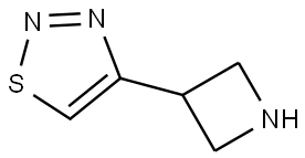 4-(3-Azetidinyl)-1,2,3-thiadiazole Structure