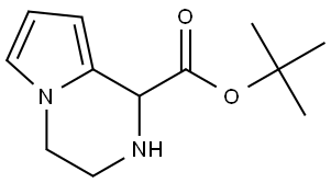 tert-butyl 1,2,3,4-tetrahydropyrrolo[1,2-a]pyrazine-1-carboxylate Structure