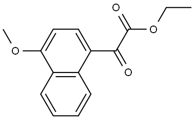 ETHYL 4-METHOXY-3-METHYLBENZOYLFORMATE Structure