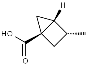 rac-(1R,3R,4R)-3-methylbicyclo[2.1.0]pentane-1-carboxylic acid Structure