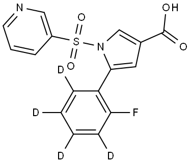 Vonoprazan Impurity 49-d4 Structure