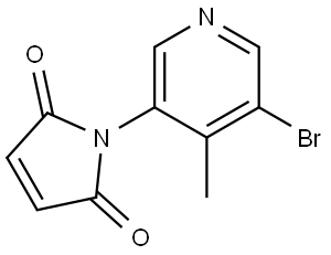 1-(5-Bromo-4-methyl-3-pyridinyl)-1H-pyrrole-2,5-dione Structure