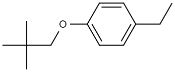 1-(2,2-Dimethylpropoxy)-4-ethylbenzene Structure