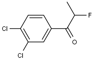 1-(3,4-Dichlorophenyl)-2-fluoro-1-propanone Structure