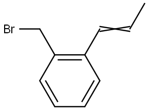 (E)-1-(bromomethyl)-2-(prop-1-en-1-yl)benzene Structure