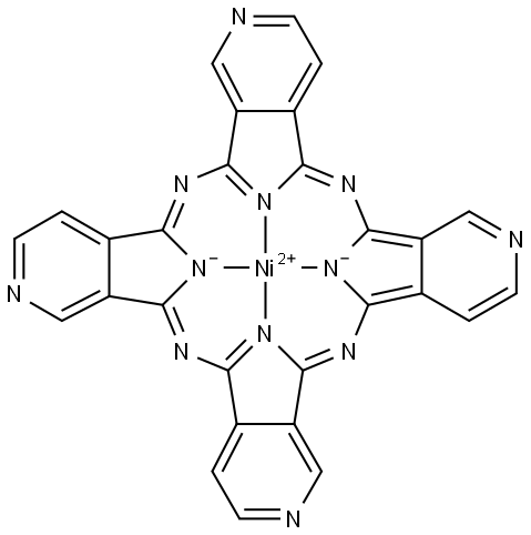 Nickel(II) 4,4',4'',4'''-tetraaza-29H,31H-phthalocyanine Structure