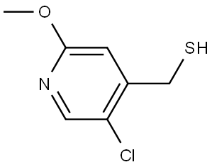 5-Chloro-2-methoxy-4-pyridinemethanethiol Structure