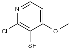 2-Chloro-4-methoxy-3-pyridinethiol Structure