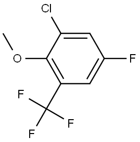 1-Chloro-5-fluoro-2-methoxy-3-(trifluoromethyl)benzene Structure