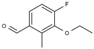 3-Ethoxy-4-fluoro-2-methylbenzaldehyde Structure