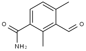 3-Formyl-2,4-dimethylbenzamide Structure
