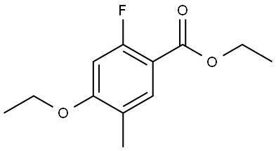 Ethyl 4-ethoxy-2-fluoro-5-methylbenzoate Structure