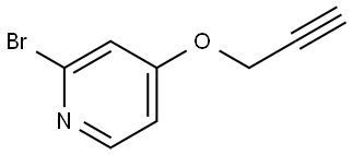 2-Bromo-4-(2-propyn-1-yloxy)pyridine Structure