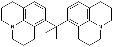 8,8'-(propane-2,2-diyl)bis(2,3,6,7-tetrahydro-1H,5H-pyrido[3,2,1-ij]quinoline) Structure