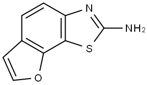 benzofuro[6,7-d]thiazol-2-amine Structure