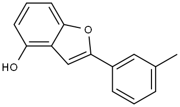 2-(m-tolyl)benzofuran-4-ol Structure