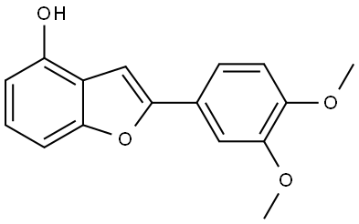 2-(3,4-dimethoxyphenyl)benzofuran-4-ol Structure