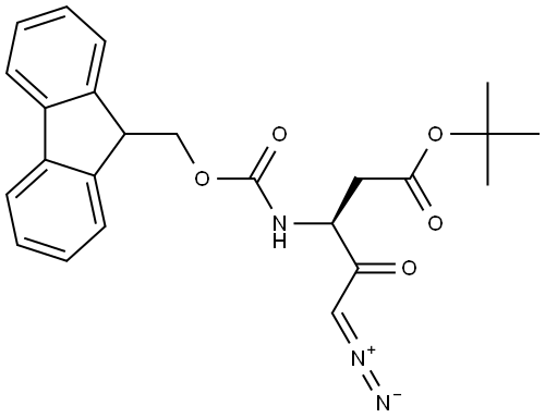 Pentanoic acid, 5-diazo-3-[[(9H-fluoren-9-ylmethoxy)carbonyl]amino]-4-oxo-, 1,1-dimethylethyl ester, (3S)-