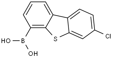 Boronic acid, B-(7-chloro-4-dibenzothienyl)- Structure