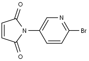 1-(6-Bromo-3-pyridinyl)-1H-pyrrole-2,5-dione Structure