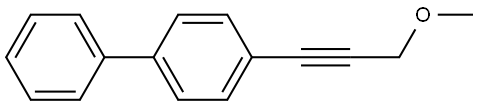 4-(3-Methoxy-1-propyn-1-yl)-1,1'-biphenyl Structure