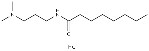 N-(3-(Dimethylamino)propyl)octanamide hydrochloride Structure