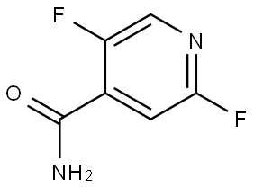 2,5-difluoroisonicotinamide Structure