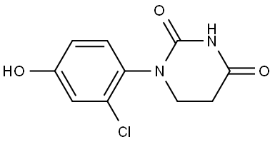 1-(2-chloro-4-hydroxyphenyl)dihydropyrimidine-2,4(1H,3H)-dione Structure