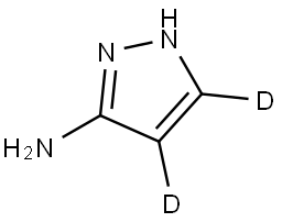 1H-pyrazol-4,5-d2-3-amine Structure