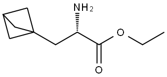 thyl (2S)-2-amino-3-(1-bicyclo[1.1.1]pentanyl)propanoate Structure