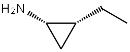 Cyclopropanamine, 2-ethyl-, (1R,2S)-rel- Structure