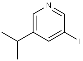 3-Iodo-5-(1-methylethyl)pyridine Structure