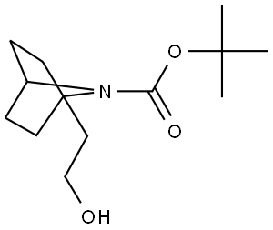 tert-butyl 1-(2-hydroxyethyl)-7-azabicyclo[2.2.1]heptane-7-carboxylate Structure