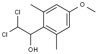 2,2-Dichloro-1-(4-methoxy-2,6-dimethylphenyl)ethanol Structure