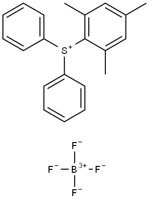 2,4,6-trimethylphenyldiphenylsulfonium Tetrafluoroborate Structure