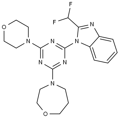 1-(6'-(1,4-oxazepan-4-yl)) of ZSTK474 Structure