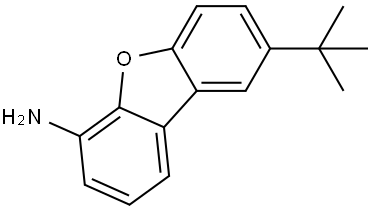 4-Dibenzofuranamine, 8-(1,1-dimethylethyl)- Structure
