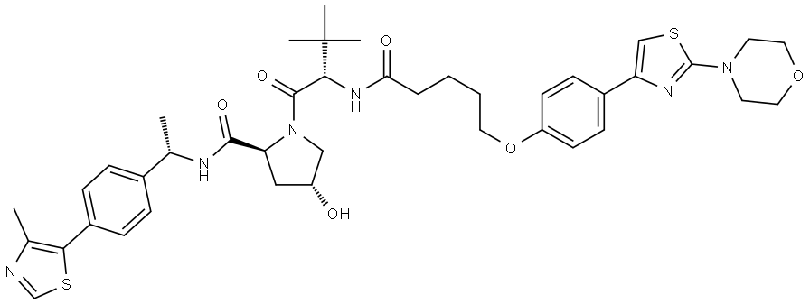 PROTAC AR-V7 degrader-1 Structure