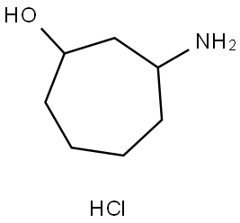 Cycloheptanol, 3-amino-, hydrochloride (1:1) Structure