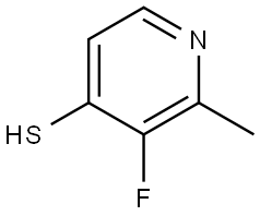 3-Fluoro-2-methylpyridine-4-thiol Structure
