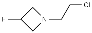 1-(2-Chloroethyl)-3-fluoroazetidine Structure