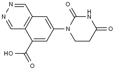 7-(2,4-Dioxotetrahydropyrimidin-1(2H)-yl)phthalazine-5-carboxylic acid Structure
