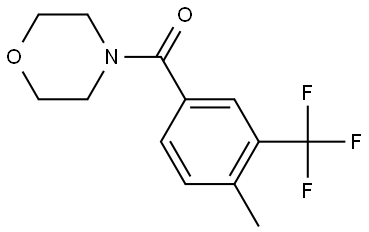 (4-methyl-3-(trifluoromethyl)phenyl)(morpholino)methanone Structure