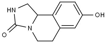 8-Hydroxy-1,5,6,10b-tetrahydroimidazo[5,1-a]isoquinolin-3(2H)-one Structure