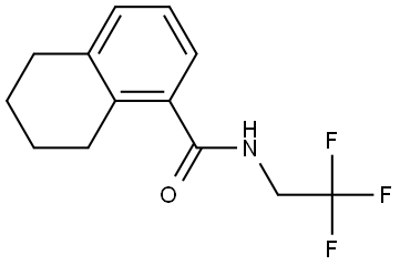 1-Naphthalenecarboxamide, 5,6,7,8-tetrahydro-N-(2,2,2-trifluoroethyl)- Structure