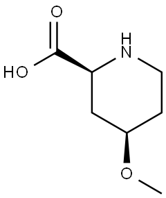 2-Piperidinecarboxylic acid, 4-methoxy-, (2S,4R)- Structure
