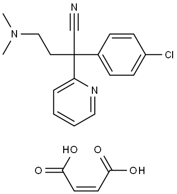 Chlorphenamine maleate impurity 4 Structure