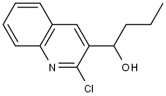1-(2-chloroquinolin-3-yl)butan-1-ol Structure
