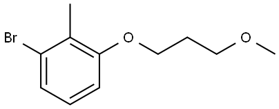 1-bromo-3-(3-methoxypropoxy)-2-methylbenzene Structure
